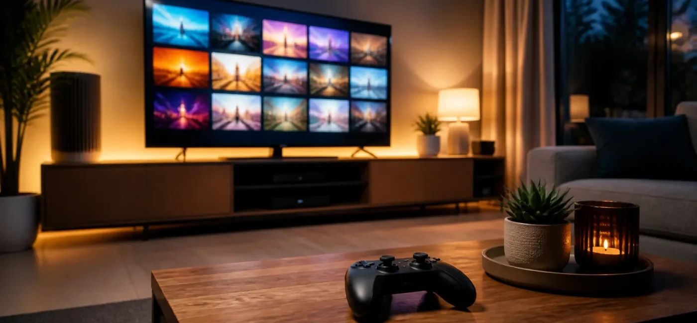 PS5에서 무료 라이브 채널과 주문형 콘텐츠를 찾아보는 거실